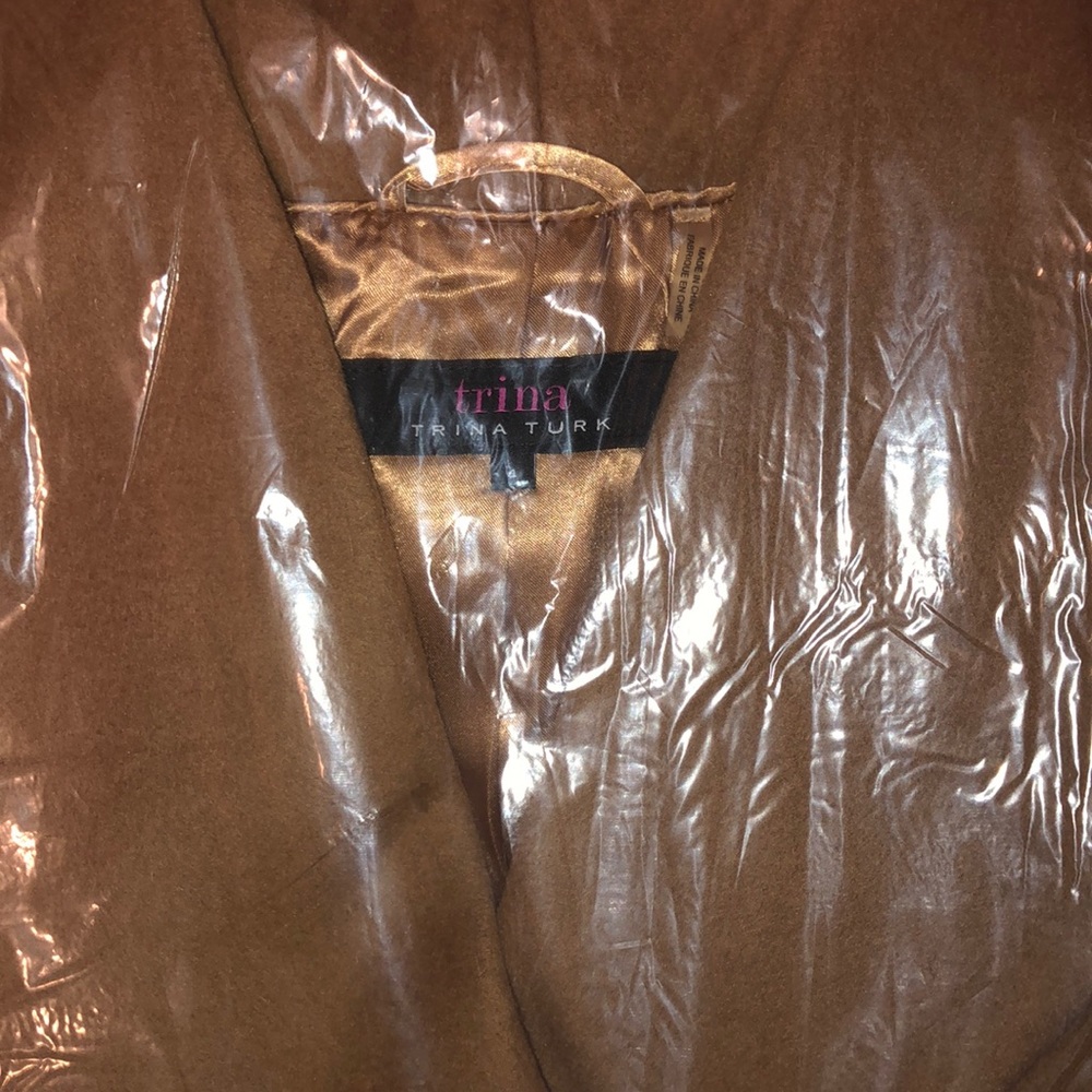 Trina By Trina Turk All Wrap Coat - Picture 2 of 5